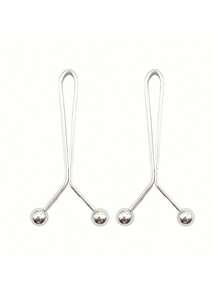 1/2/4个装U型束腰夹，裤腰缩短夹，无需缝纫即可调节腰围/裤脚/裤口长度，适用于服装、围巾、窗帘和日常使用。女士防滑夹，围巾夹，U型束腰夹，腰带固定夹。 - 彩色 - 查看 20