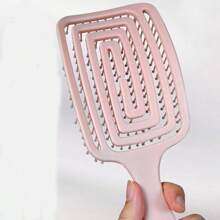 1 Set Of 2 Pcs Volumizing Top-Knot Combs, Women's Dedicated Long Hair Styling Massage Meridian Air Cushion Combs