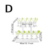 1pc 4-Tier Acrylic Champagne Tower, Minimalist Round Acrylic Champagne Display Rack, Stemware Organizer, 3-Tier Floating Rim Wine Glass Holder, Suitable For Birthday, Party, Wedding, Celebration, 11.8x11.8x25.59 Inches - Transparent - View 9