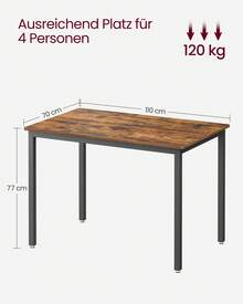 Dining Tables - וינטג'בראון-שוורץ - ראה 3