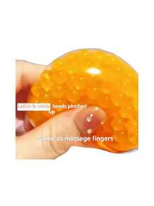 Palla antistress in arancio realistico e schiacciabile, giocattolo creativo soffice da schiacciare, oggetto da novità antistress