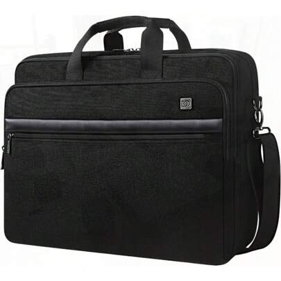 Local Delivery- Shoulder Bag Business Briefcase Office Computer BagBlack,17.3 Inch Large Capacity Laptop