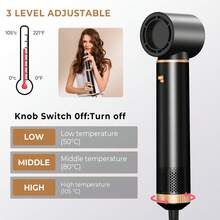 UKLISS 5-In-1 Hot Air Styler Set - Hair Dryer, Auto Curler And Straightener, Negative Ion Hair Care Tool, Salon-Grade Styling - EU C Type Plug(220-240V) - View 11