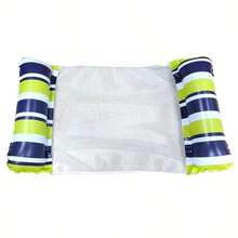 1pc Adult Hammock-Style Pool Float, 4-In-1 Multifunctional Inflatable Pool Float Hammock, PVC Water Floating Lounger For Outdoor Swimming Pool Accessories And Pool Party Games, Beach Essential - Multicolor - View 13