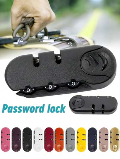 Secure Travel Luggage Locks, Anti-Theft Password Combination Bag Locks, Plastic Material, No Battery Required, For Various Storage Zipper Bags,Luggage Combination Locks Luggage Accessories,Digit Combination Padlock Accessories For Bag Lock Luggage Travel Bag Code Lock Travel Essentials Travel Accessories Vacation Summer Holiday Back To School Mini Travel Products