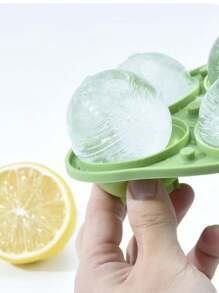 1 Stück Silikon Eiswürfelbehälter, leicht zu entnehmender Antihaftbeschichtung, einfach zu benutzender 4-Fach Eiswürfelbereiter, geeignet für den Kühlschrank, Multi-Gitter Eiswürfelform für die Herstellung von Getränken, Cocktails und Kaffee-Eiswürfeln, ideal für Zuhause, Bar-Partys, liefert gleichmäßig kristallklare Eiswürfel, unverzichtbares Küchen- und Bar-Utensil, Küchenzubehör