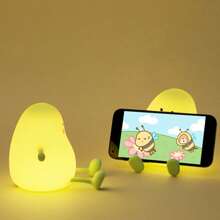 Mango LED Night Light, Touch Control Rechargeable Green Mango LED Night Light, Suitable For Bedroom And Living Room Modern Table Lamp