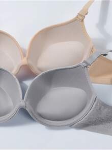 3Pcs/Set Girls Teen Girls Push Up Bra, Thin Padding Underwear, Comfortable And Breathable For Girls In The Developmental Period, Suitable For 13-15 Years