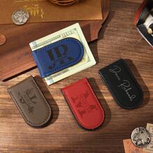 1pc Personalized Groomsmen Money Clip Groomsmen Gifts Personalized Money Clip Custom Money Clips Engraved Money Clip Minimalist Gift Money Clip Father's Day Gift For Men Wallet Mini Wallet Purse Wallet