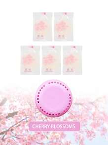 30 Pieces Of Long-Lasting Fragrant Air Freshener With Additional Outer Shell - Single-Colour Aromatic Air Freshener Discs For Homes, Cars, Bathrooms, Bedrooms, Closets And Toilets.
