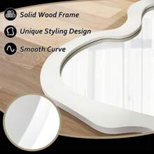 Irregular Mirror Special Shape Makeup Mirror Asymmetric Wall Mirror Shatter-Proof Glass Decorative Mirror Suitable For Desktop Wall-Mounted Wash Basin Mirror