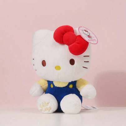 Hello Kitty 8-Inch Classic Plush Toy,Soft & Fluffy Long Pile Fabric, For Brthday, Easter, Paxty Favors Gife, Hello Kitty Stuffed, Ultra-Soft & Colorful Cartoon Cute Stuffer Doll