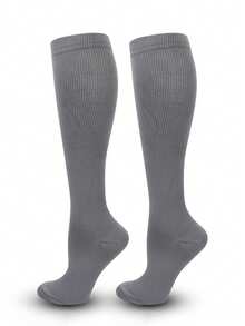 1/6 Pairs Women's & Men's Compression Socks For Cycling Soccer Running Athletic Calf Socks, Cozy - Multicolor - View 18