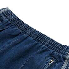 Adidas Originals Pantalones cortos tipo bermuda FIREBIRD de corte holgado, pantalones deportivos unisex - Denim Índigo - Ver 3