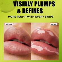 4/6 Colors Lip Oil Lip Glaze,Fat Lip Oil Drip,Big Brush Head Hydrating Lip Glow Oil,Shiny Transparent Lip Gloss Plumping - 彩色 - 查看 3