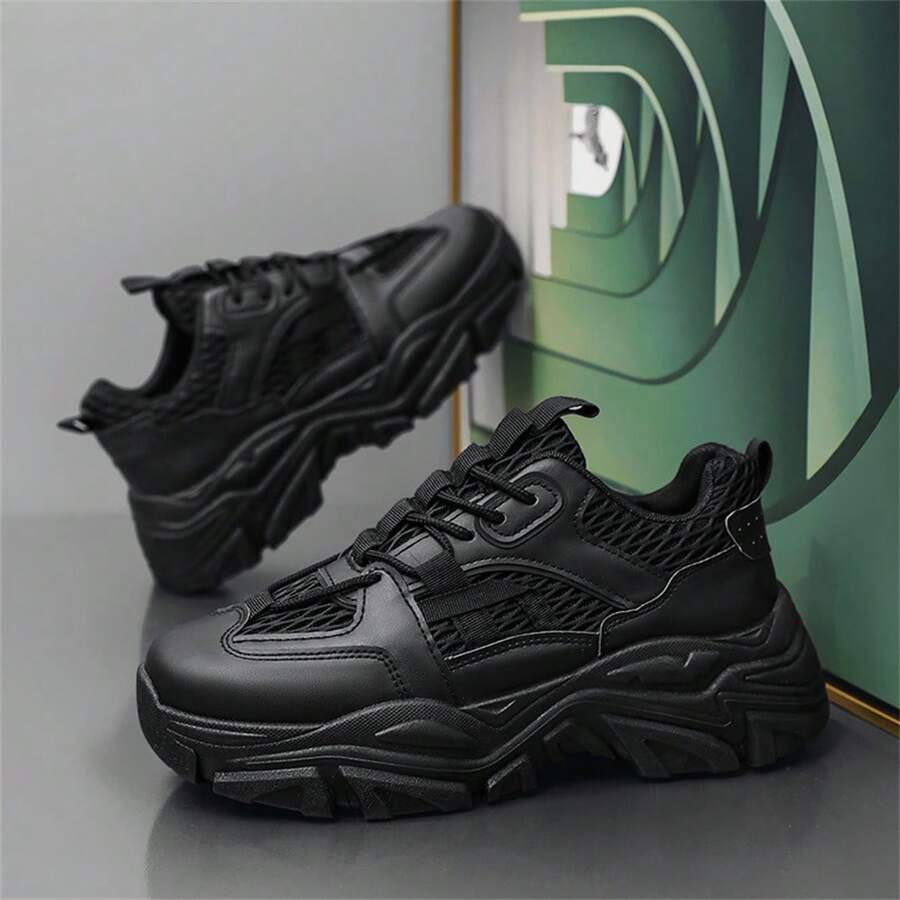 Męskie buty sportowe na co dzień, wygodne i uniwersalne buty do biegania, lato/jesień