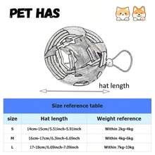 Summer Pet Bucket Hat Sun Hat Dog Hat Cat Headdress With Adjustable Length, Suitable For Small And Medium-Sized Cats And Dogs - Multicolor - View 11
