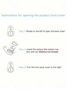 GPS Smart Tracker Key Finder - Wireless Anti-Lost Locator With Alarm For Pets, Cats, Dogs, Keys, Wallet, Luggage - Plastic, Portable Wireless Real-Time Location Tracker , Intelligent Key Finder Mini Gps Tracker For Car, Important Documents, Pet With Anti-Loss Alarm Function, Batteries Not Included,