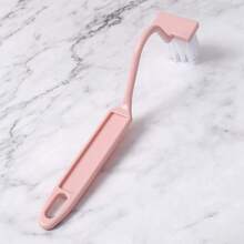 1pc V-Shaped Toilet Brush, Small Toilet Brush, Plastic Toilet Cleaning Brush With Curved Design, Suitable For Cleaning Bathroom And Toilet, Convenient For Deep Cleaning Toilet, Cleaning Corners And Crevices, Bathroom Cleaning Tool - Multicolor - View 12