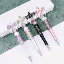 6 Pcs/12 Pcs/Set Hiasan Pita Berlian Imitasi Berkilau, Manik-manik Pita Berpayet Lucu untuk Aksesori Rambut DIY, Pembuatan Perhiasan, Dekorasi Casing Ponsel - MultiWarna - View 7