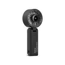 Nouveau ventilateur de refroidissement à affichage numérique - Ventilateur portable/de bureau/de cou 3 en 1, 100 vitesses de vent, batterie 1200mAh, débit d'air à grand angle, protection multi-AI, convient pour une utilisation extérieure/intérieure/étudiante