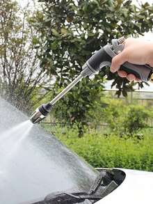 [Kit de limpeza portátil de alta pressão 2 em 1] Limpador de alta pressão portátil multifuncional - adequado para limpeza de carros, casas e jardins, ideal para veículos, pneus, barcos, janelas, limpeza de animais de estimação e irrigação de plantas - Multicolorido - Ver 5