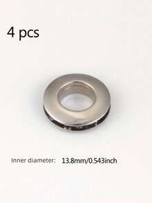 2/4个行李箱配件金属孔眼,DIY珠宝装饰肩带链条螺丝扣,空心扣,DIY钱包制作 - 彩色 - 查看 17