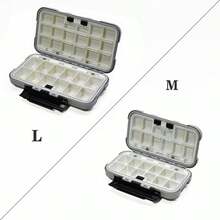 YIRUMEI Waterproof Fishing Tackle Box Fishing Accessories Tool Storage Box Fish Hook Lure Fake Bait Boxes For Carp Fishing Goods - Grey - View 4