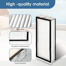 Washable Filter For Roborock Q5 Pro Q5 Pro+(Plus) Q5 Max+(Plus) Q5 DuoRoller+ Q7 Q7+ Q7 Max Q7 Max+ Q8 Max Q8 Max+ Robot Vacuum Cleaner Accessories HEPA Filter - White - View 7