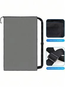 1 pieza Bolsa deportiva con cordón de gran capacidad - Bolsa de equipos para fútbol, baloncesto, tenis, voleibol - Duradera, resistente al agua, para entrenamiento interior y exterior