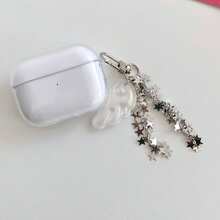 春季新款闪光天使翅膀星链钥匙扣,Y2K魔法少女风格包包挂饰,手机挂绳,手机吊坠,耳机盒装饰,包包配饰,美观 - 白色 - 查看 6