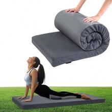 HOMBYS Memory Foam Camping Mattress PadPortable Sleeping Pad For Adult Waterproof Cot Mattress Roll Up Floor Mattress Foldable Backpacking Travel Bed For Hiking Guest Bed - Grey1 - View 6