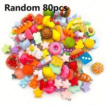 5/10/20/30/50/80/100/200/500 Pcs Vivid Resin Decorations - Unique Animal, Fruit And Food Series - Colorful DIY Jewelry Making Kits, Suitable For Necklaces, Bracelets, Earrings - Durable, Lightweight And Fade-Resistant - Ideal For Crafters And Jewelry Enthusiasts - Multicolor - View 16