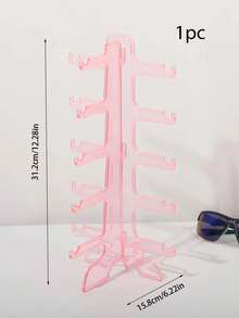 眼镜展示架，5层支架，5槽眼镜收纳架，桌面眼镜收纳架，眼镜收纳盒，性别揭秘派对，生日、婚礼、派对的完美之选，送给同事、朋友和家人的完美礼物，返校礼物 - 彩色 - 查看 12