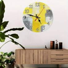 Battery-Powered Wall Clock For Home, Living Room, Bedroom Decor (No Batteries Included), Vintage Style Wall Clock, Silent Bedroom Wall Clock, Modern Simple Creative Wall Clock For Living Room, Bedroom Clock Wall Dormitory Decor Back To School School Decor School Surprise