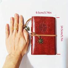 1 Pc Vintage Pirate Spiral Ring Diary - A Travelers Personal Journal With Distinctive Style - Lined Pages For Organized Notes, Diary Kids, Notebook Kids, Journal Intime