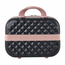 Living And Home Shine 's Choice Makeup Case -  Lightweight ABS Geometric Cosmetic Bag (30x14x30cm) Best Seller Travel Organizer