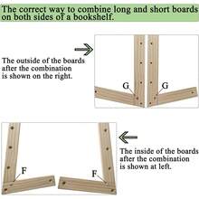 Kids Sling Bookshelf With Pocket, 7 Tiers, Natural Wood, Books Storage Rack, Perfect Height Reading Fun - Multicolor - View 6