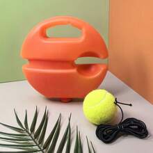 1 Set Single Person Tennis Rebound Training Set, Tennis Training Rebounder, Sturdy Base With Elastic Band, Tennis Accessories