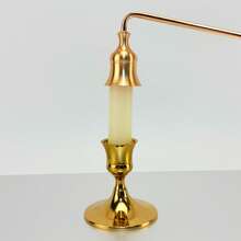 Stingător de lumânări metalic multicolor, decor pentru casă și bucătărie, accesorii pentru lumânări, instrument de parfumare cu mâner, stingător de lumânări, material metalic