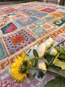 Outdoor Blanket Portable Thick Picnic Rug Sofa Cover Beach Throw Camping Mat Warm Blanket, Suitable For Photography Backdrop, Anti-Tear, Recreational Tablecloth, Wall Hanging