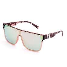 KAPVOE 1pc Square Flat Top Oversized Pink Coated Decoration Power Button Metallic Frame Robot Dance Prop Goggles/Windproof Outdoor Motorcycle Eyewear/Glasses For Men & Women, All Seasons Steam Punk Portable - Multicolor - View 10