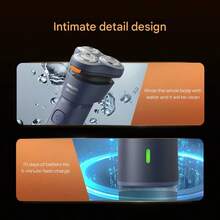 PHILIPS 電動刮鬍刀S1886 3D浮動刀頭 舒適無痕 貼膚速剃 操作簡易 帶有風馳切剃系統 圓倒角刀蓋 耐腐蝕歐洲進口鋼材 IPX7級防水 藍色 - 藍色 - 查看 5