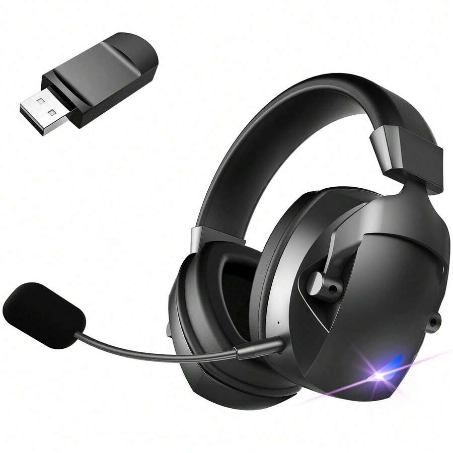 Head-Mounted Wireless Bluetooth 5.3 Low Latency E-Sports Gaming Headset ...