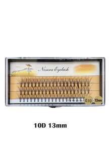 1 BOX (60 Clusters), 10D 8/9/10/11/12/13/14MM, Eyelash Extension Clusters, Single Cluster False Eyelashes Makeup Tool Cluster Lashes DIY Lash Clusters, Eyelash Clusters, Individual Eyelashes, Lashes, Fake Lashes - C - View 11