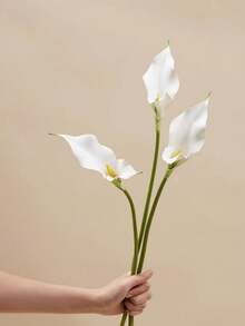 1PC/3PCS High Quality Simulation Calla Lily Home Decoration Flower Living Room Decoration Fake Flower Garden Party Decoration Simulation Flower Simulation Plant - Multicolor - View 11