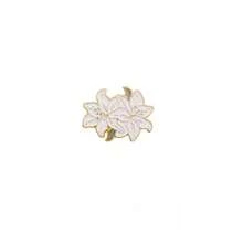 1pc Authentic Teacher's Day Gift Sunflower & Lily Flower Decoration Brooch, Cute Style For Couples, Students, Bag Decor