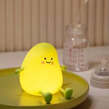 Mango LED Night Light, Touch Control Rechargeable Green Mango LED Night Light, Suitable For Bedroom And Living Room Modern Table Lamp
