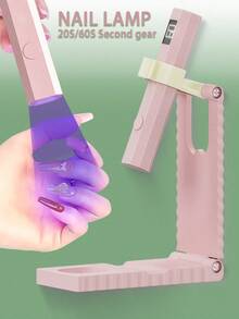 迷你便携式UV LED美甲烘干机 - 快速烘干、持久耐用、节能省电、USB充电、小巧便携，适用于美甲沙龙、家庭和旅行 - 专业美甲护理工具，美甲用品，美甲工具，美甲艺术工具，返校季，美甲，美甲工具（适用于贴片式美甲） - 彩色 - 查看 1