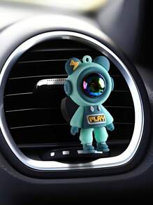 Astronaut Lightning Bear Designed Car Air Freshener, Car Vent Air Freshener Diffuser Clip, Car Vent Decorative Clip, Car Interior Decor Accessories